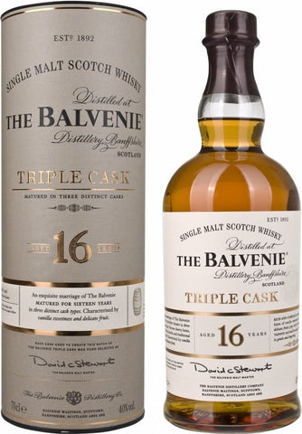 The Balvenie 16 Years Old Triple Cask Single Malt Scotch Whisky 700ml
