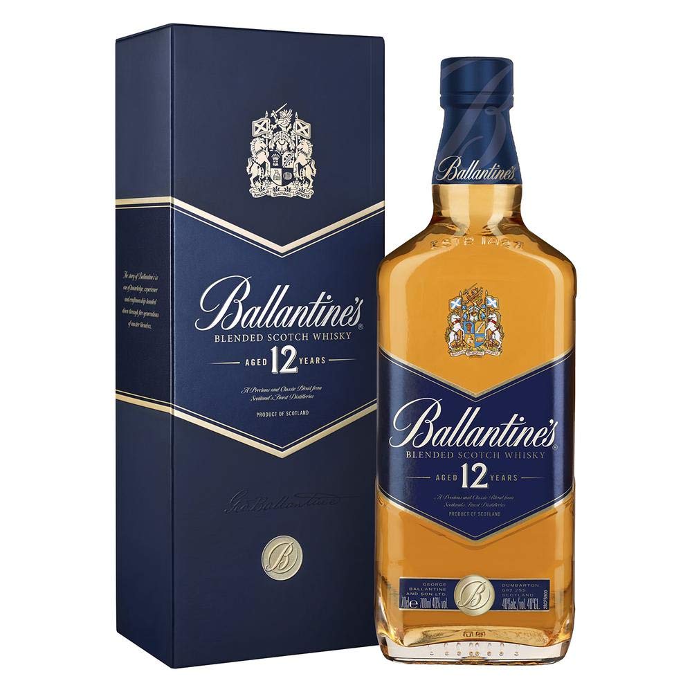 Ballantines 12 Year Blended Scotch Whiskey