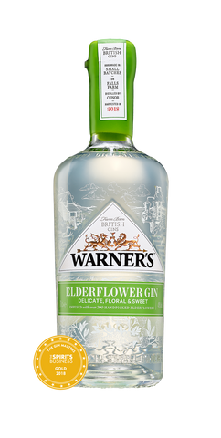 Warner's Elderflower Gin 70cl