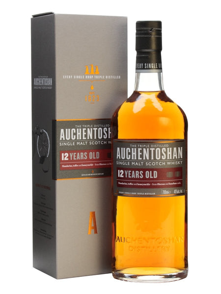 Auchentoshan 12 Year Old Lowland Single Malt Scotch Whisky 750ml