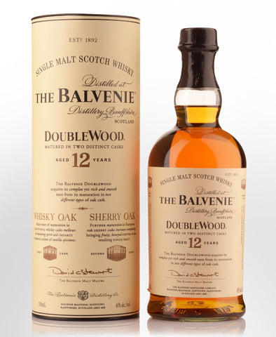 The Balvenie 12 yrs old Doublewood Single Malt Scotch Whisky 700ml